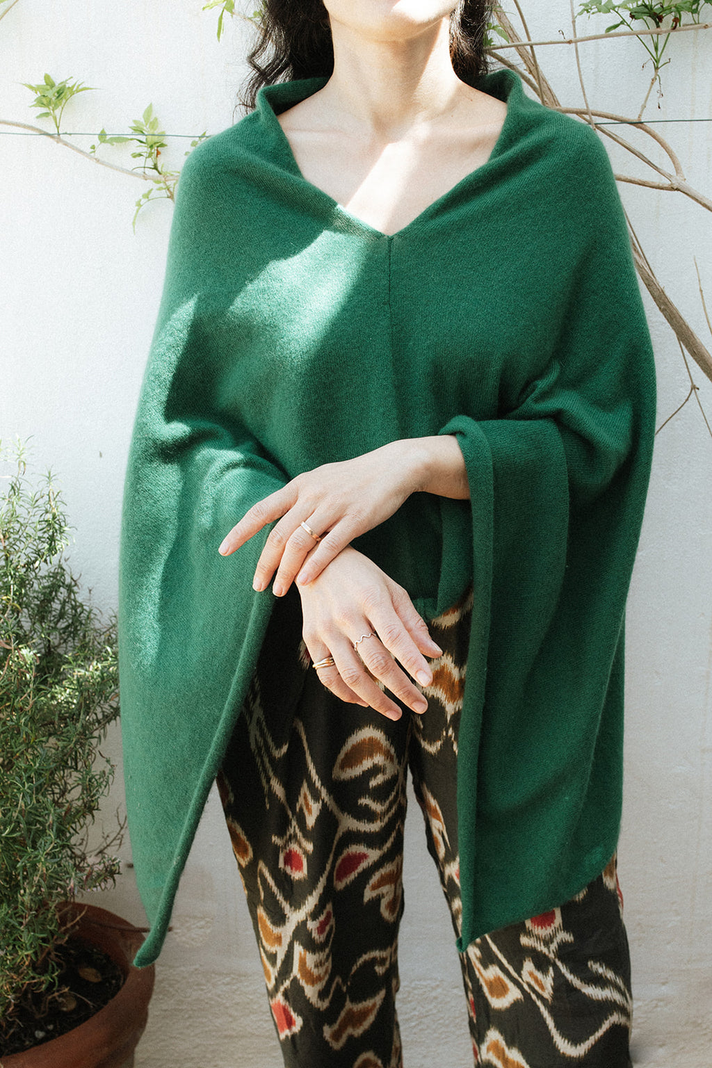 Cashmere Hunza Poncho