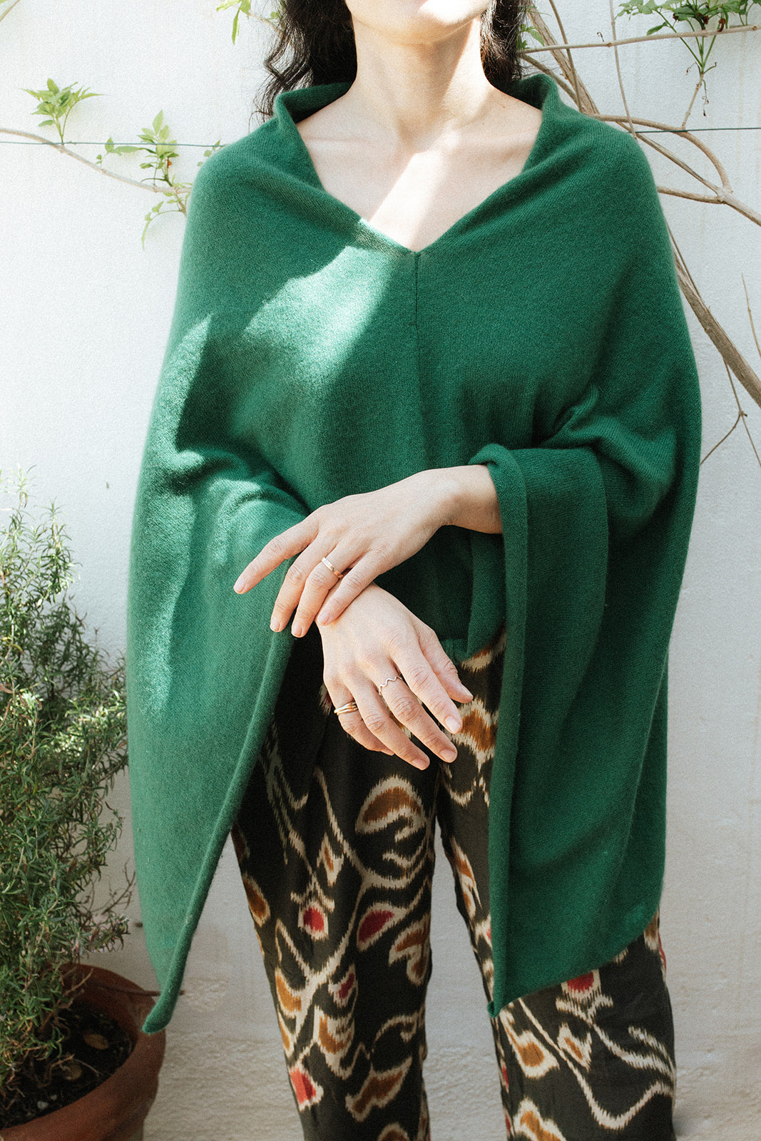 Cashmere Hunza Poncho