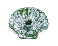Concha Candle - Green with White