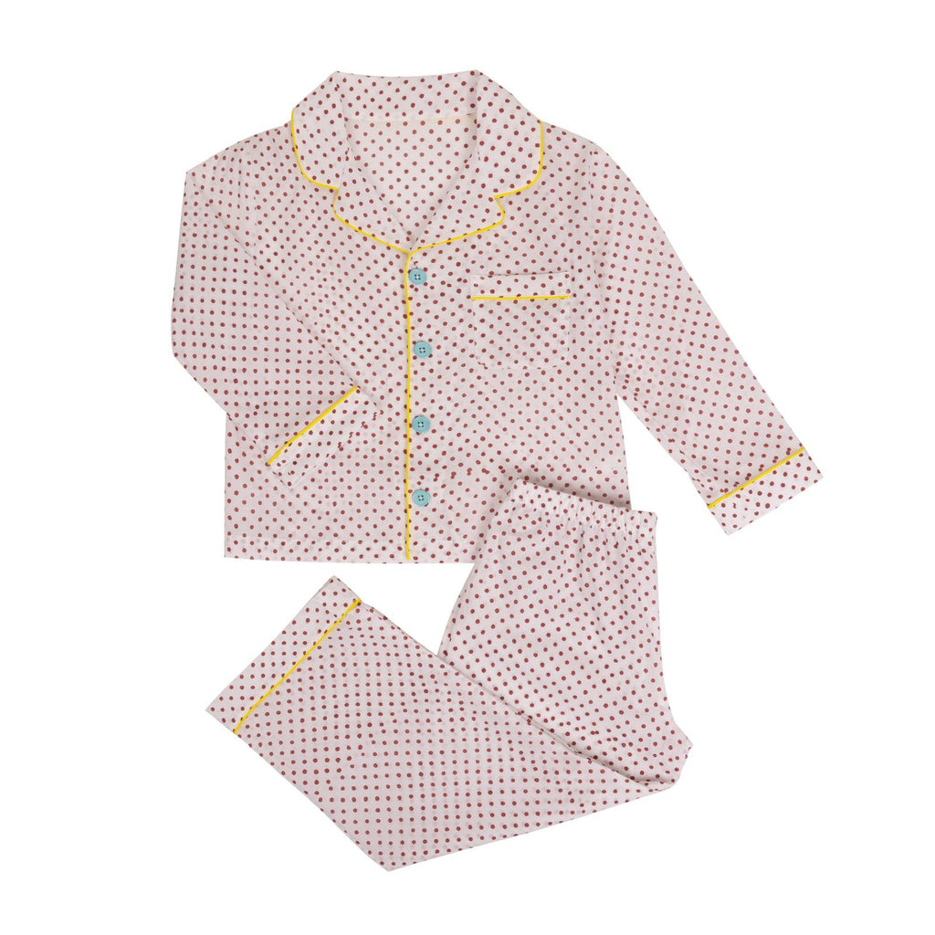 Kids Red Khush Pajamas