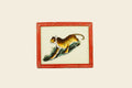 Indian Reverse Glass Painting - Tiger