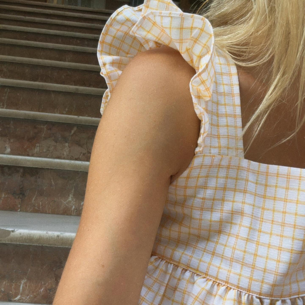 Jackie Babydoll Dress - Yellow