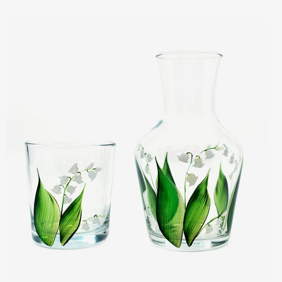 Petra Palumbo Lily Of The Valley Carafe And Tumbler