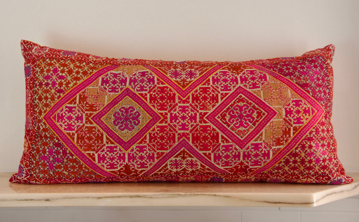 Swat Valley Cushion Ochre No. 01