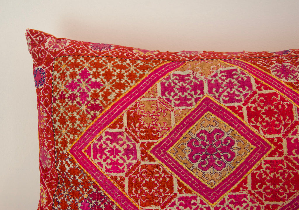 Swat Valley Cushion Ochre No. 01