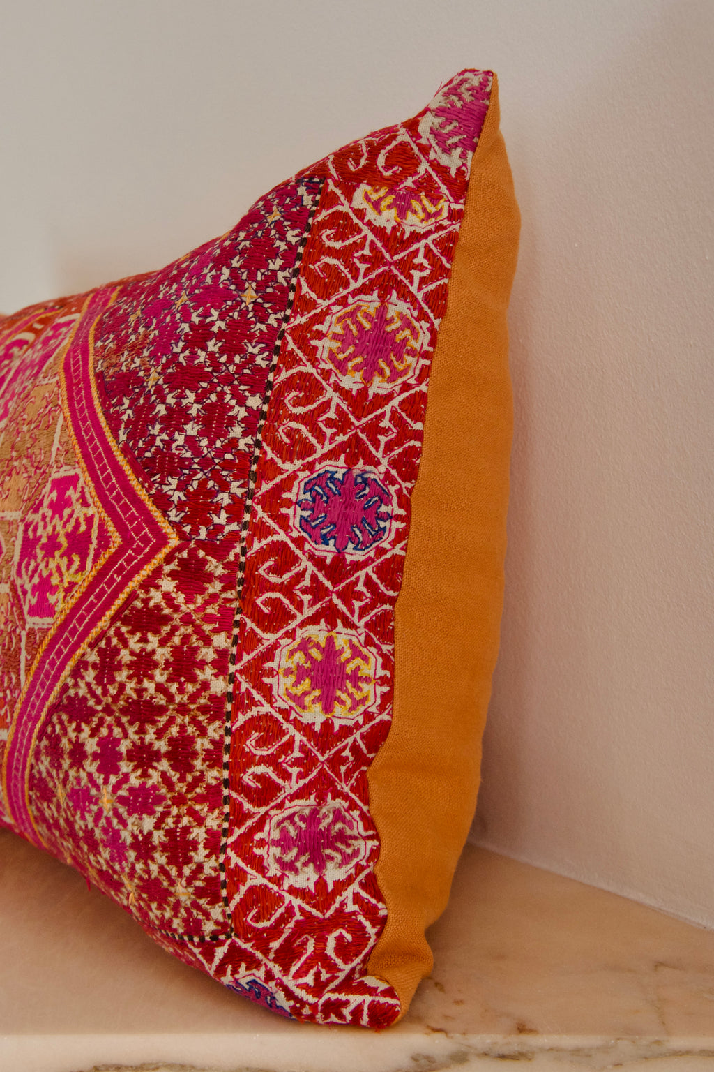 Swat Valley Cushion Ochre No. 01