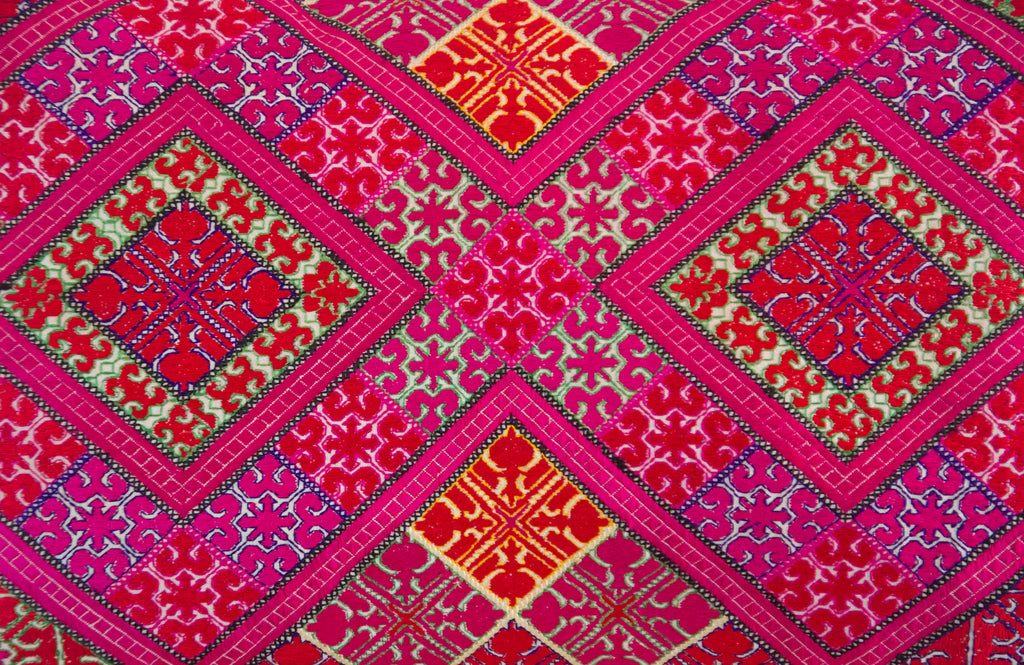 Swat Valley Cushion Fuschia No. 02