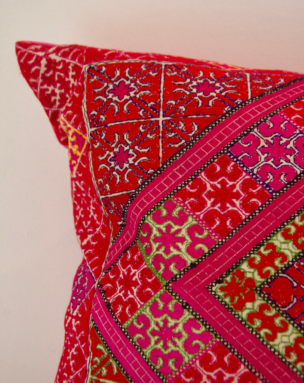 Swat Valley Cushion Fuschia No. 02