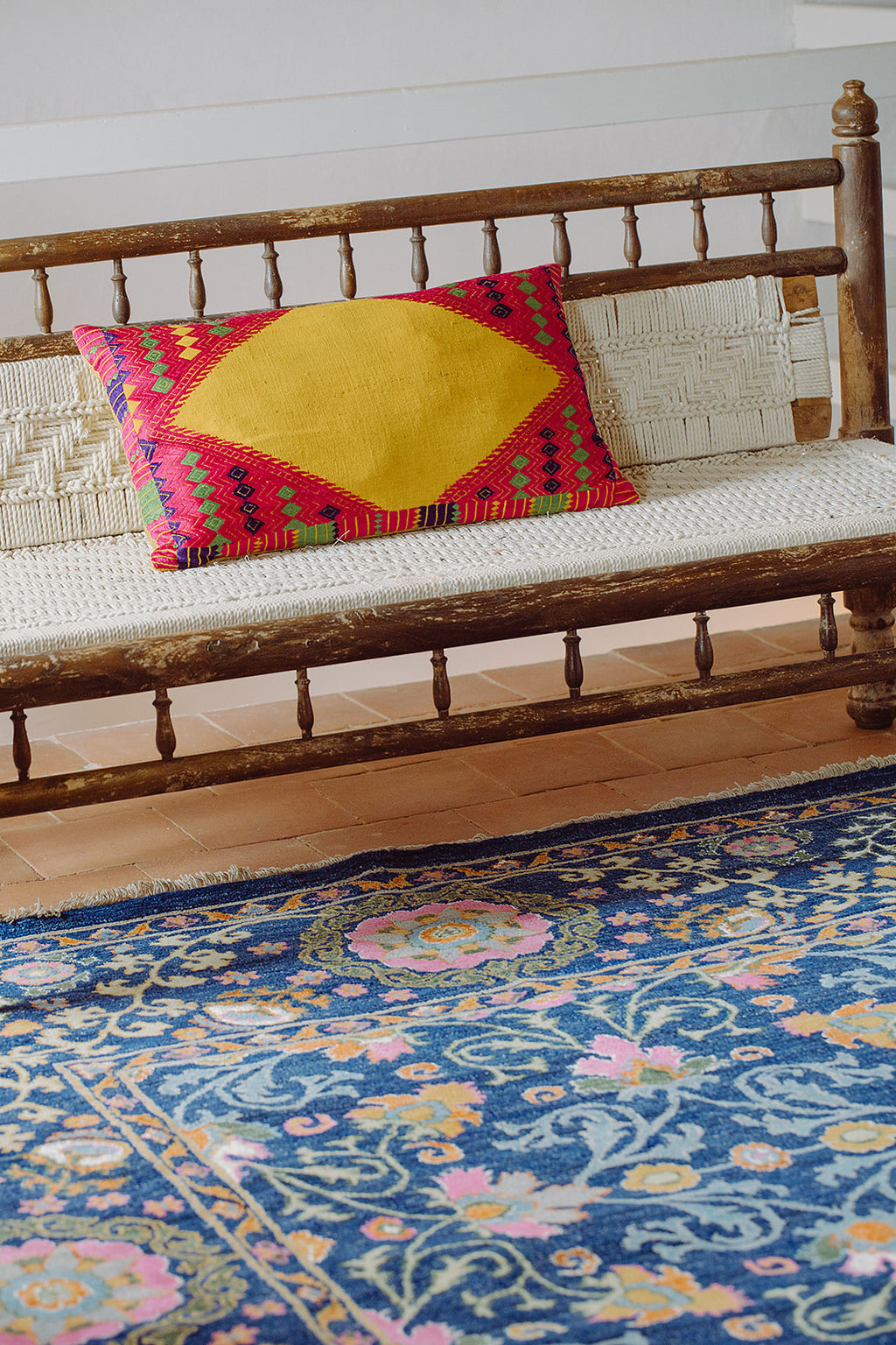 Swat Valley Cushion Peacock No. 03