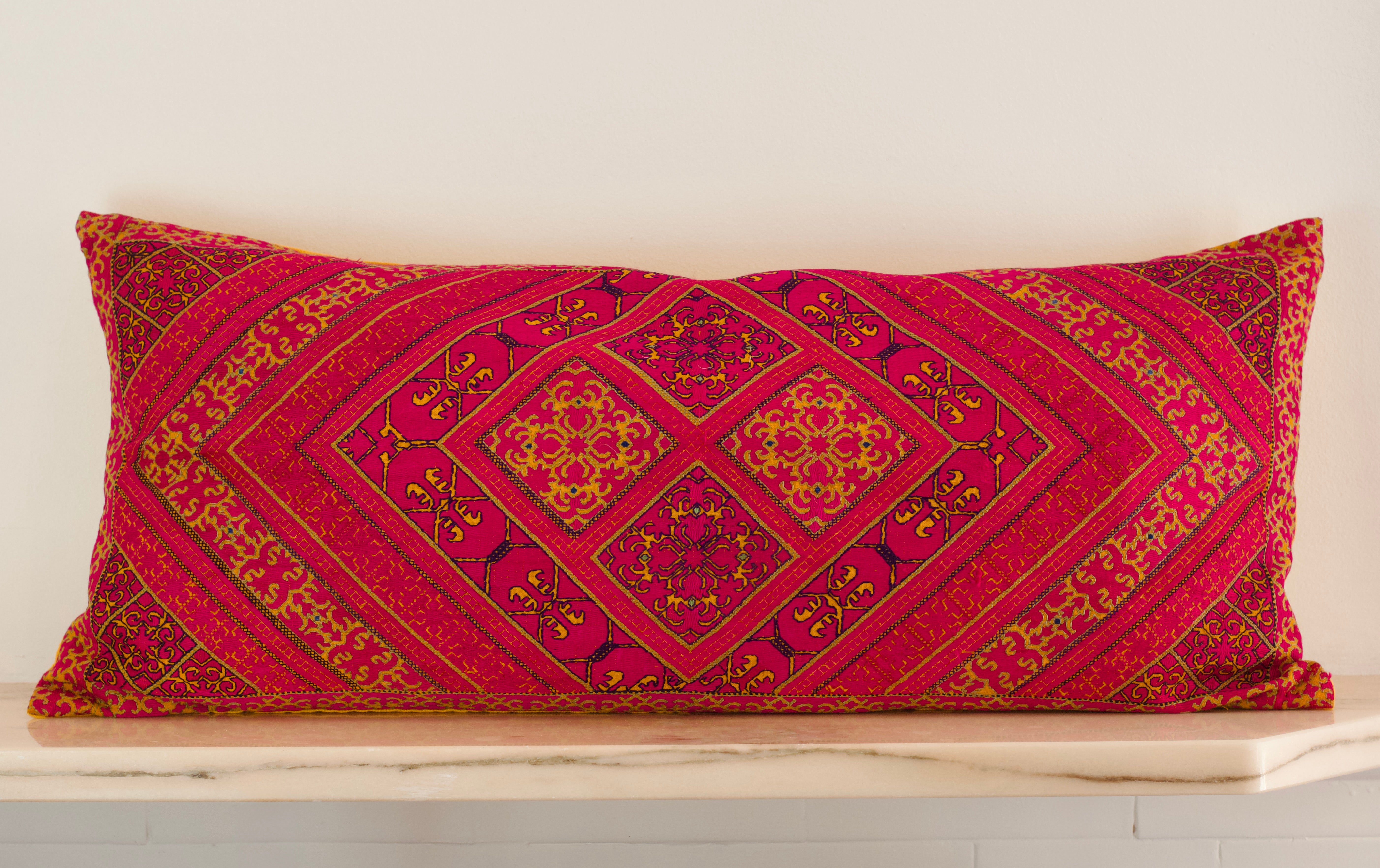 Swat Valley Cushion Ochre No. 02