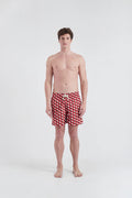 Yin and Out Swimming Trunks - Red