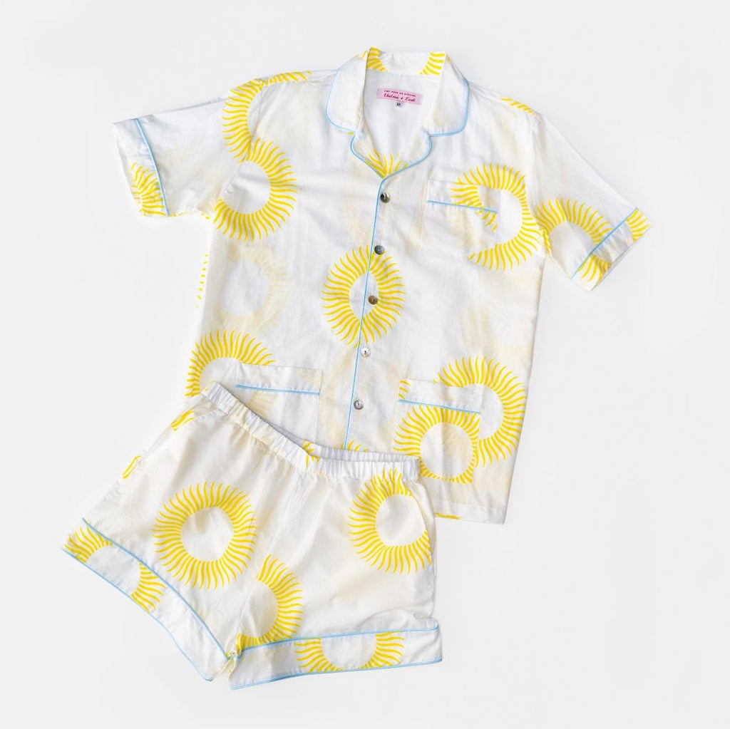 Sunita Short Pajamas - Yellow