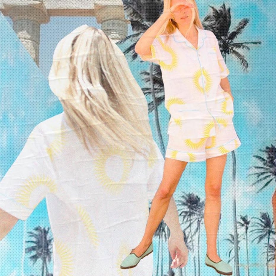 Sunita Short Pajamas - Yellow