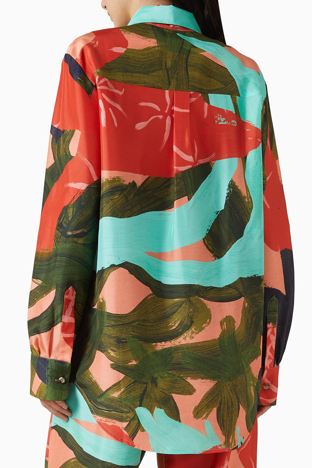 Mauritius Silk Shirt - Hume Coral