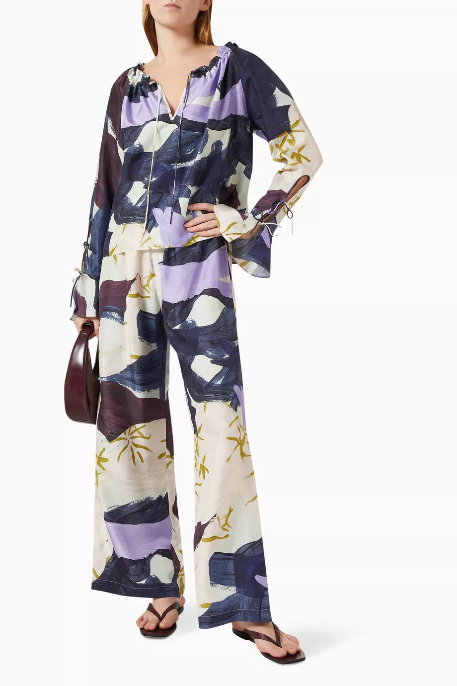 Hayling Trouser - Hume Lilac